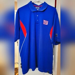NEW YORK GIANTS Reebok Blue Men's Polo Shirt